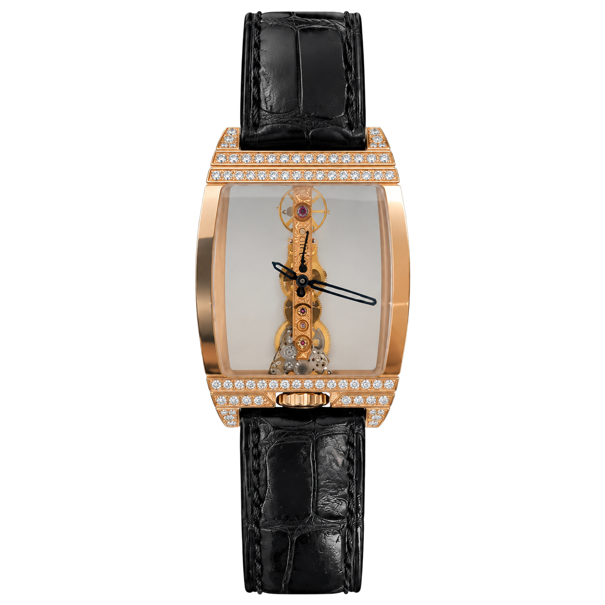 Corum Golden Bridge Classic Skeleton 05.0008 34MM 18K Rose Gold