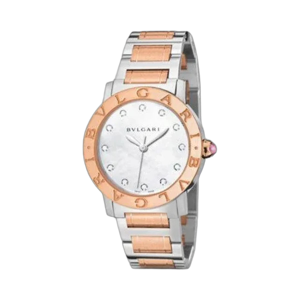 Bvlgari Bvlgari Edelstahl Damenuhr 33 mm