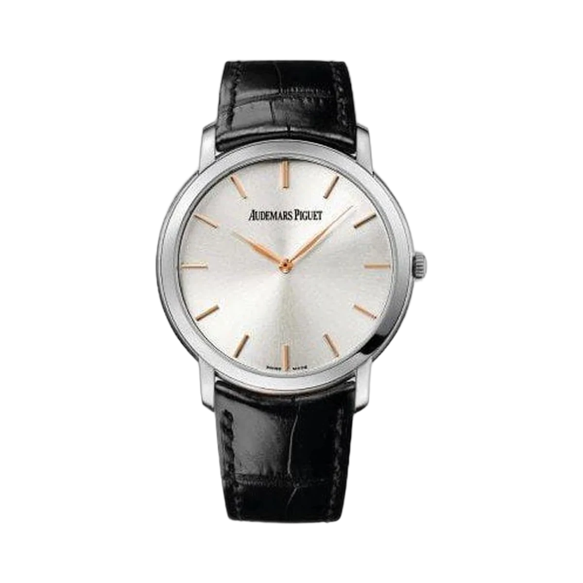 Audemars Piguet Jules Audemars Ultra Thin 18Kt Rose Gold 41Mm Silver Dial Men's Watch