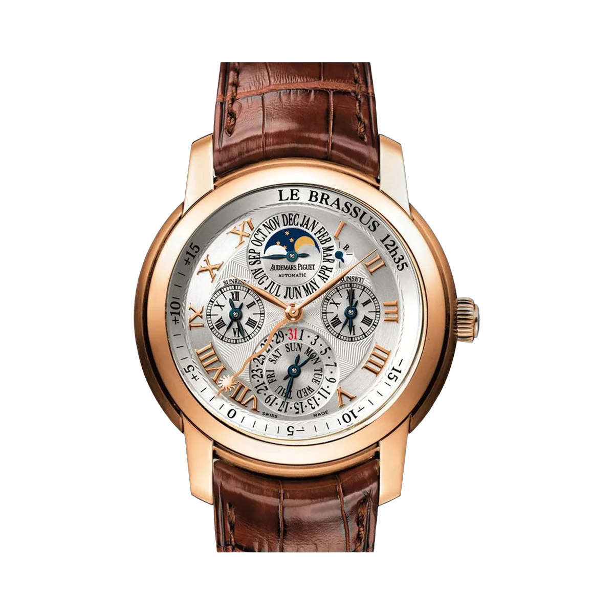 Audemars Piguet Jules Audemars Equation Of Time 26003OR.OO.D088CR.01 18Kt Rose Gold 43Mm Silver Dial Men's Watch