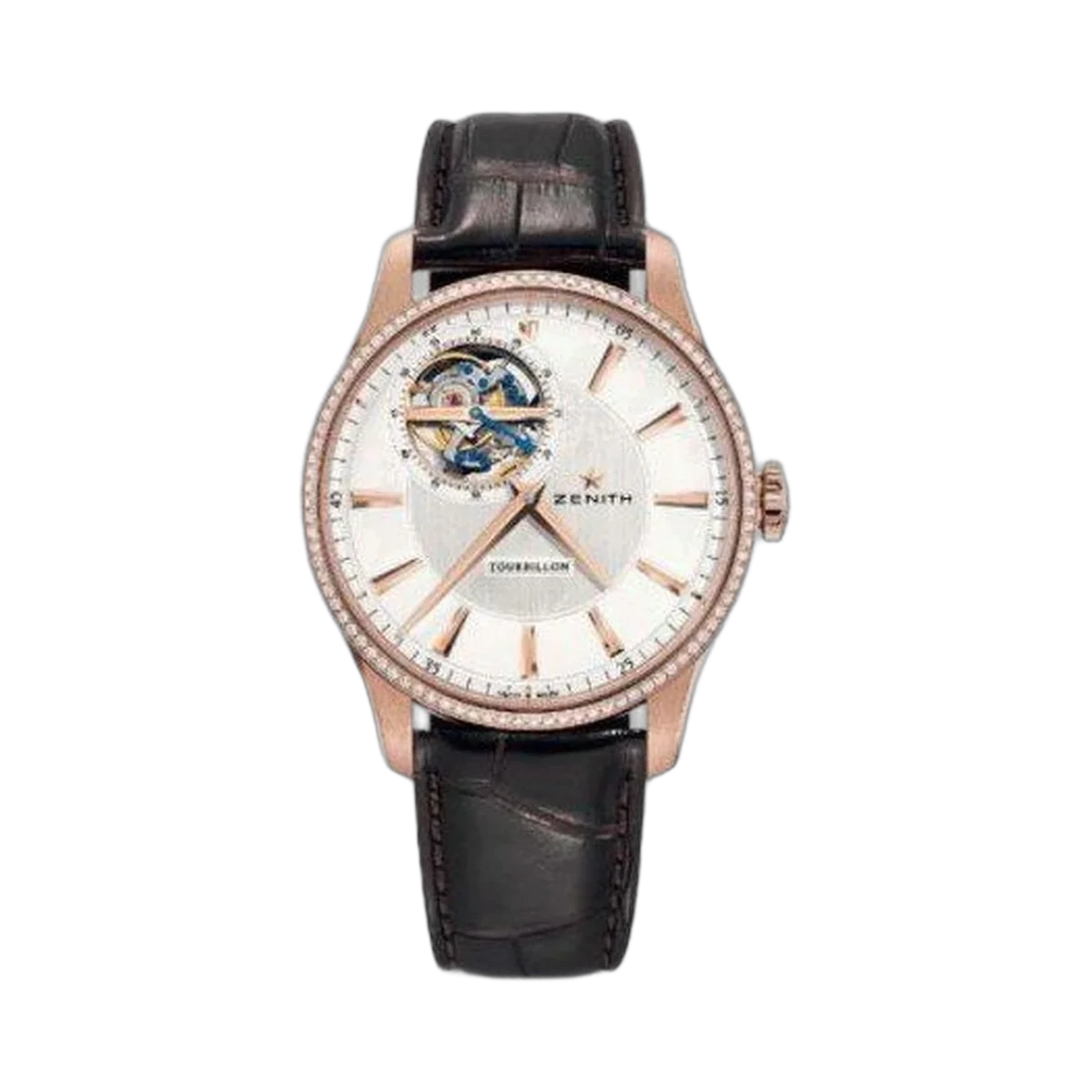Zenith Tourbillon 18Kt Rose Gold 40Mm Men's Watch
