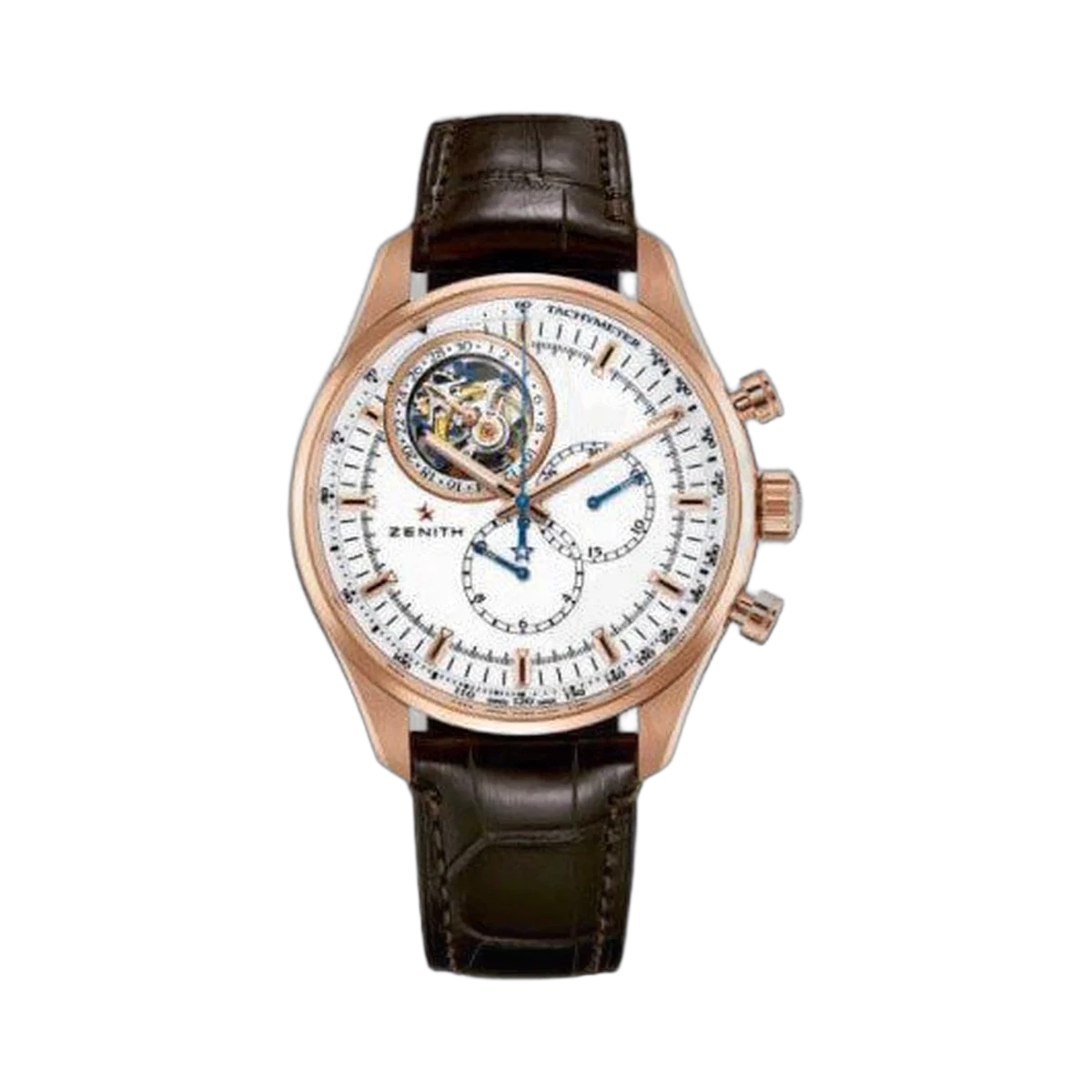 Zenith El Primero 18Kt 玫瑰金 46 毫米男士手表
