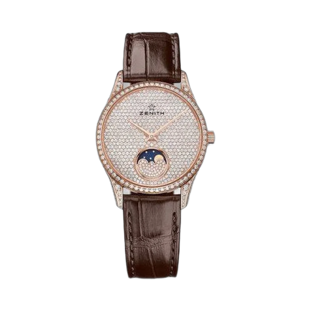 Zenith Elite 18Kt Rose Gold 18Kt Rose Gold 33Mm Ladies Watch
