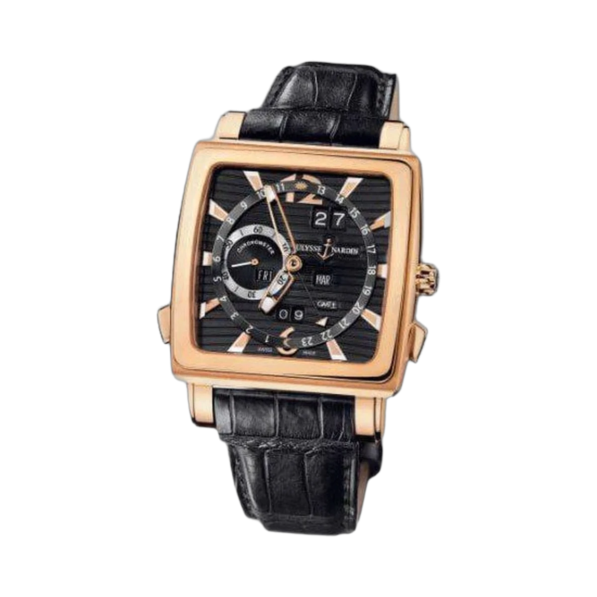 Ulysse Nardin Quadrato 18Kt Rosegold 42Mm Men's Watch