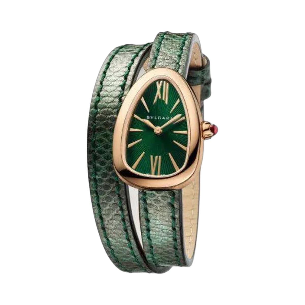 Bvlgari Serpenti Damenarmbanduhr aus Edelstahl, 27 mm