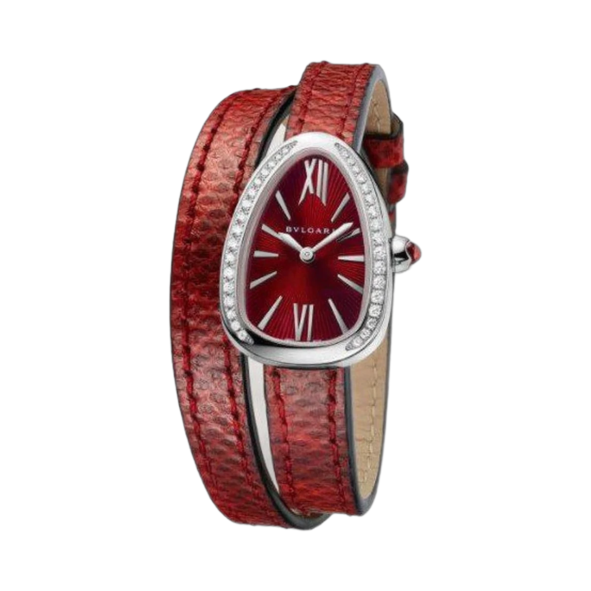 Bvlgari Serpenti Damenarmbanduhr aus Edelstahl, 27 mm