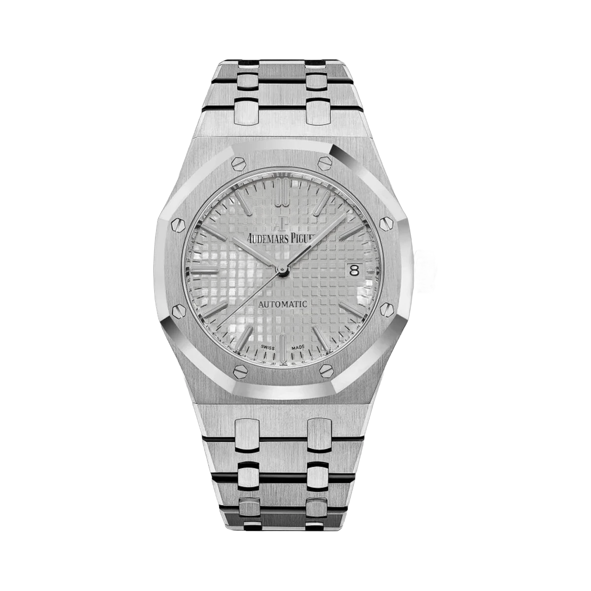 Audemars Piguet Royal Oak 15450St.Oo.1256St.01 Stainless Steel 37Mm Silver Dial Unisex Watch