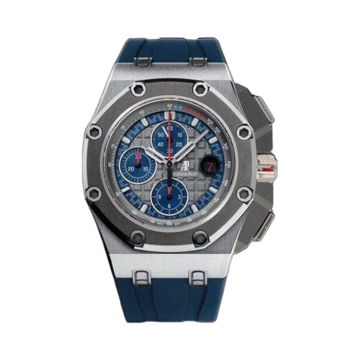 Audemars Piguet Michael Schumacher Limited Edition To 100 Pcs Platinum 44Mm Grey/Blue Dial Men's Watch