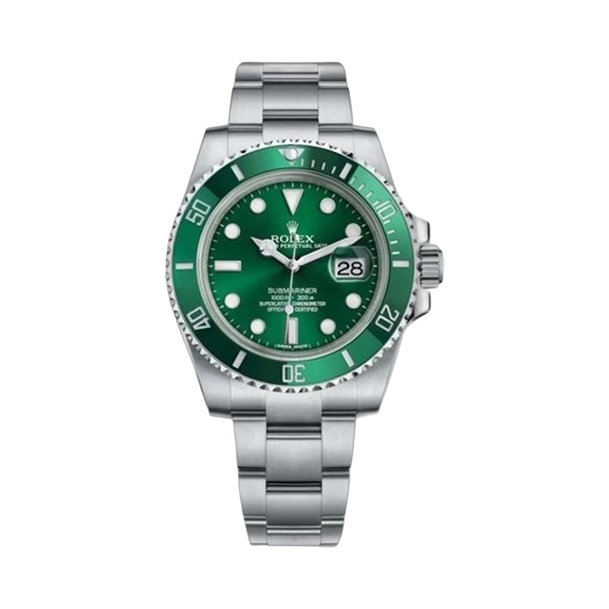Rolex Submariner Date Hulk 116610L Green Dial Oyster Perpetual 40Mm Oystersteel