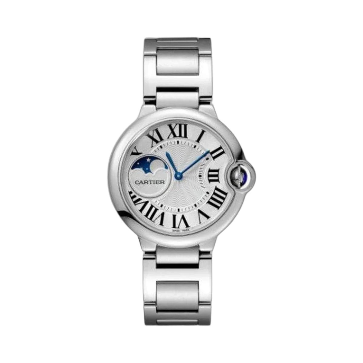 Cartier Ballon Bleu Stainless Steel 37Mm Ladies Watch