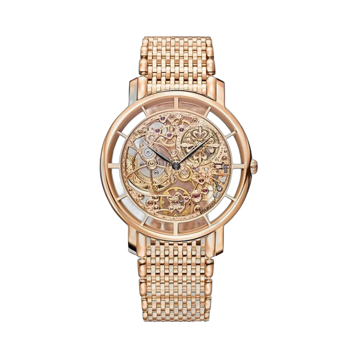 Patek Philippe Complications 5180/1R-001 Skeleton Crystal Dial 39Mm 18KT Rose Gold Dial