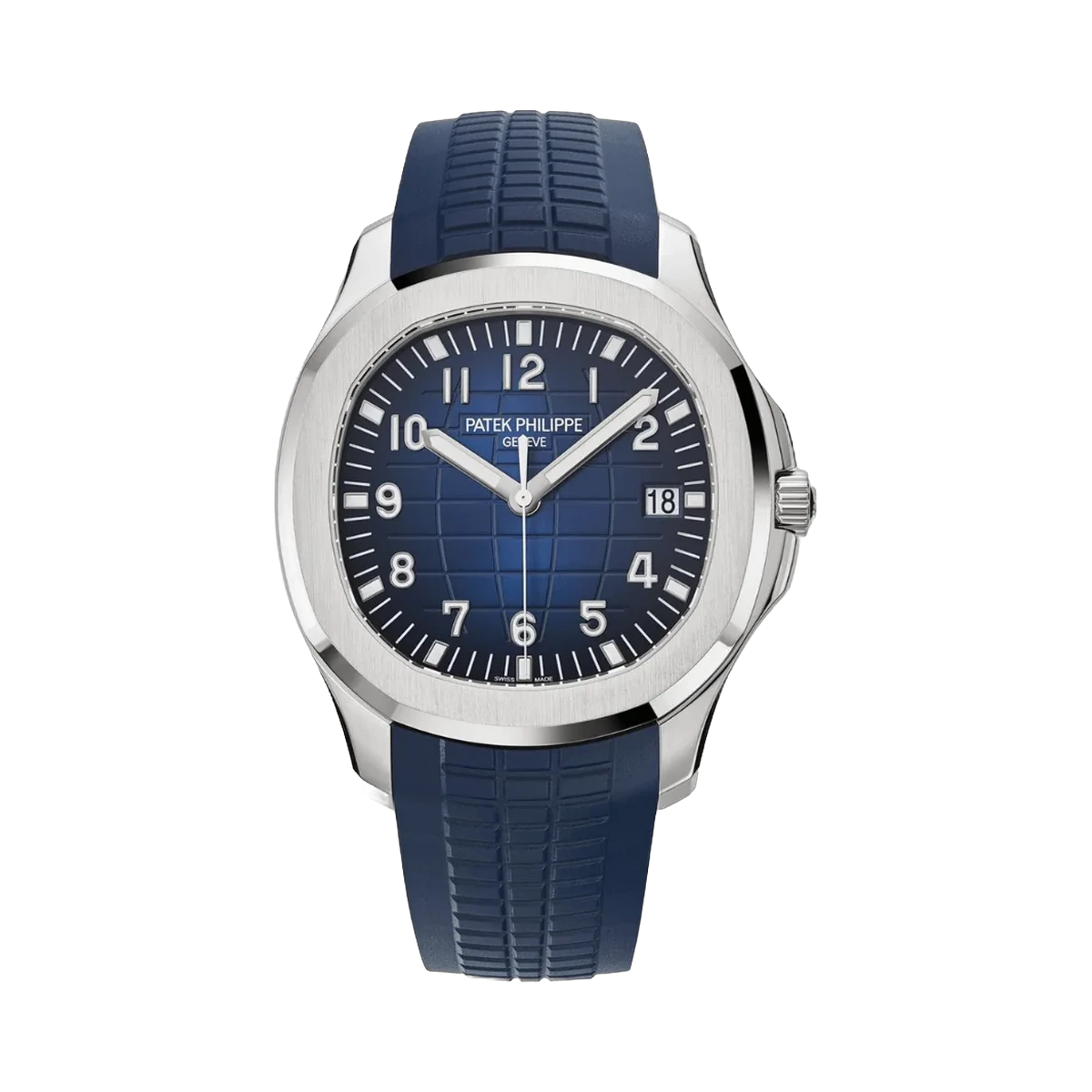 Patek Philippe Aquanaut 5168G-001 Blue Embossed Dial Jumbo