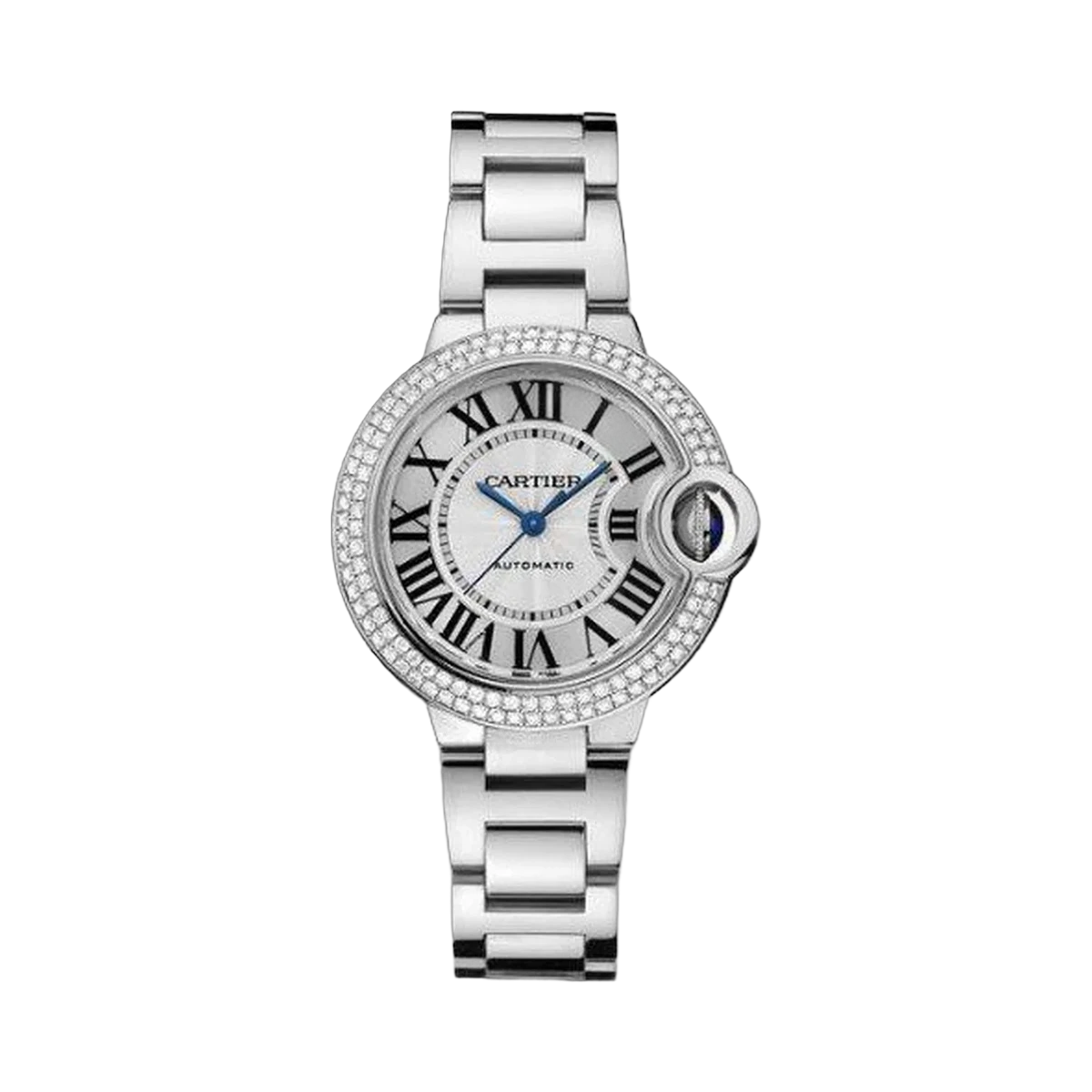 Cartier Ballon Bleu 18Kt White Gold 33Mm Ladies Watch