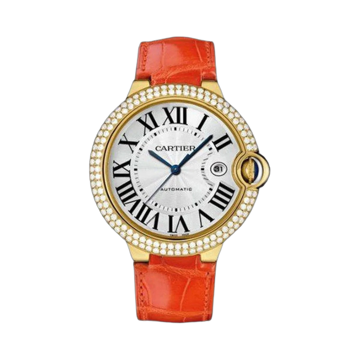 Cartier Ballon Bleu 18Kt Yellow Gold Men's Watch
