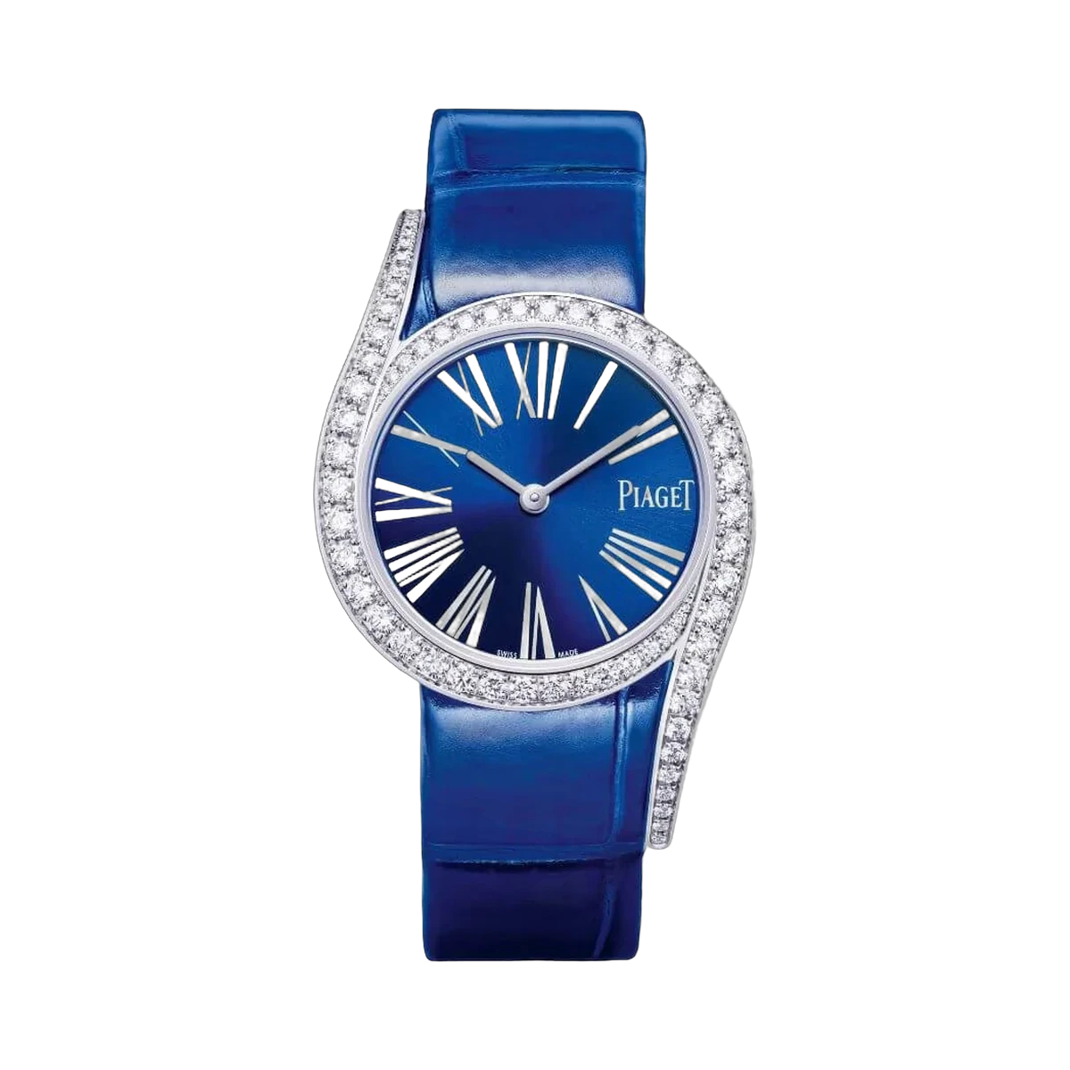 Piaget Limelight Gala G0A42163 18Kt White Gold Blue Dial