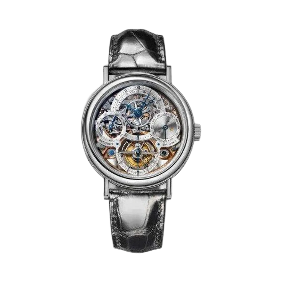 Breguet Tourbillon Perpetual Calendar Platinum 40Mm Men's Watch