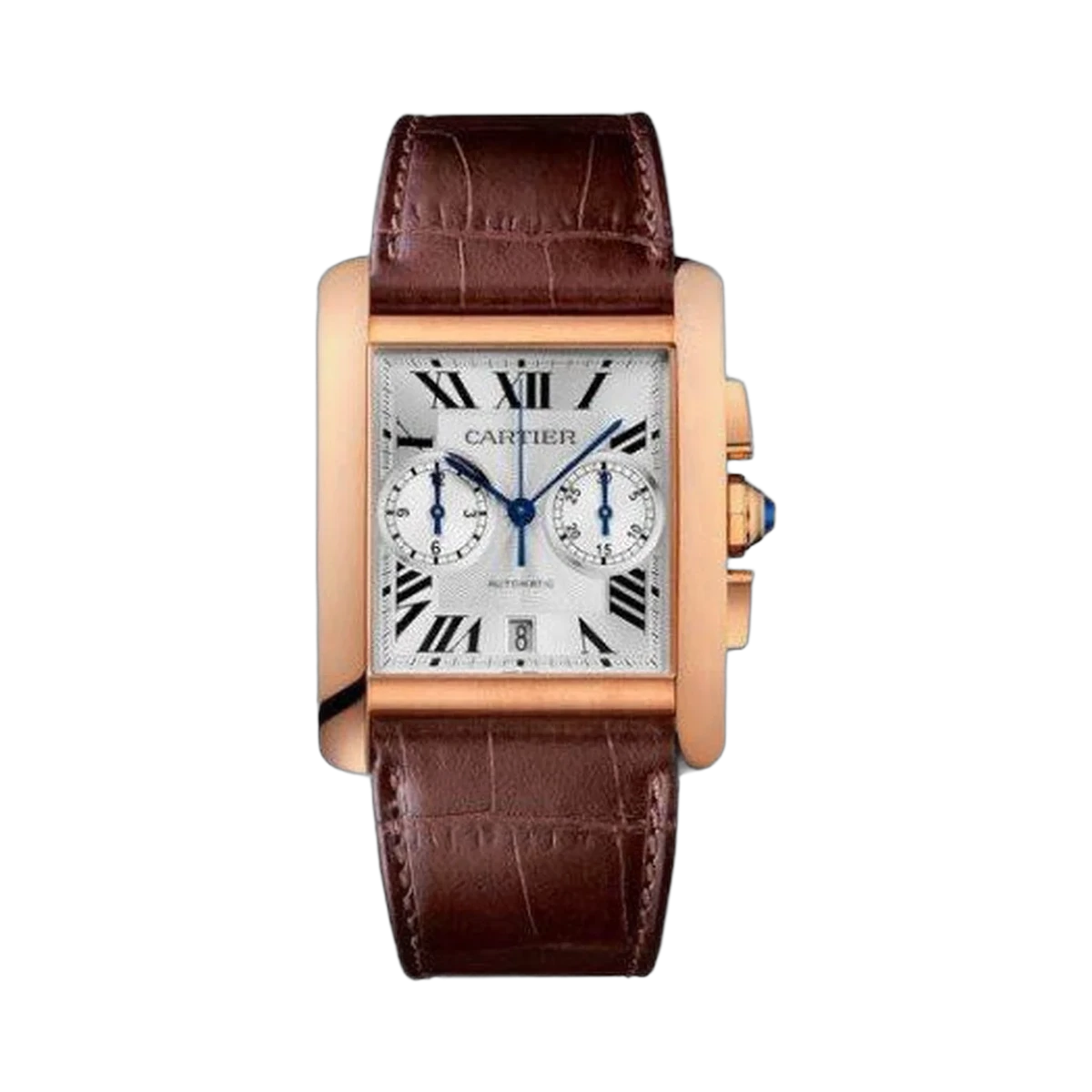 Cartier Tank Mc 18Kt Rose Gold 44Mm X 34Mm Men's Watch