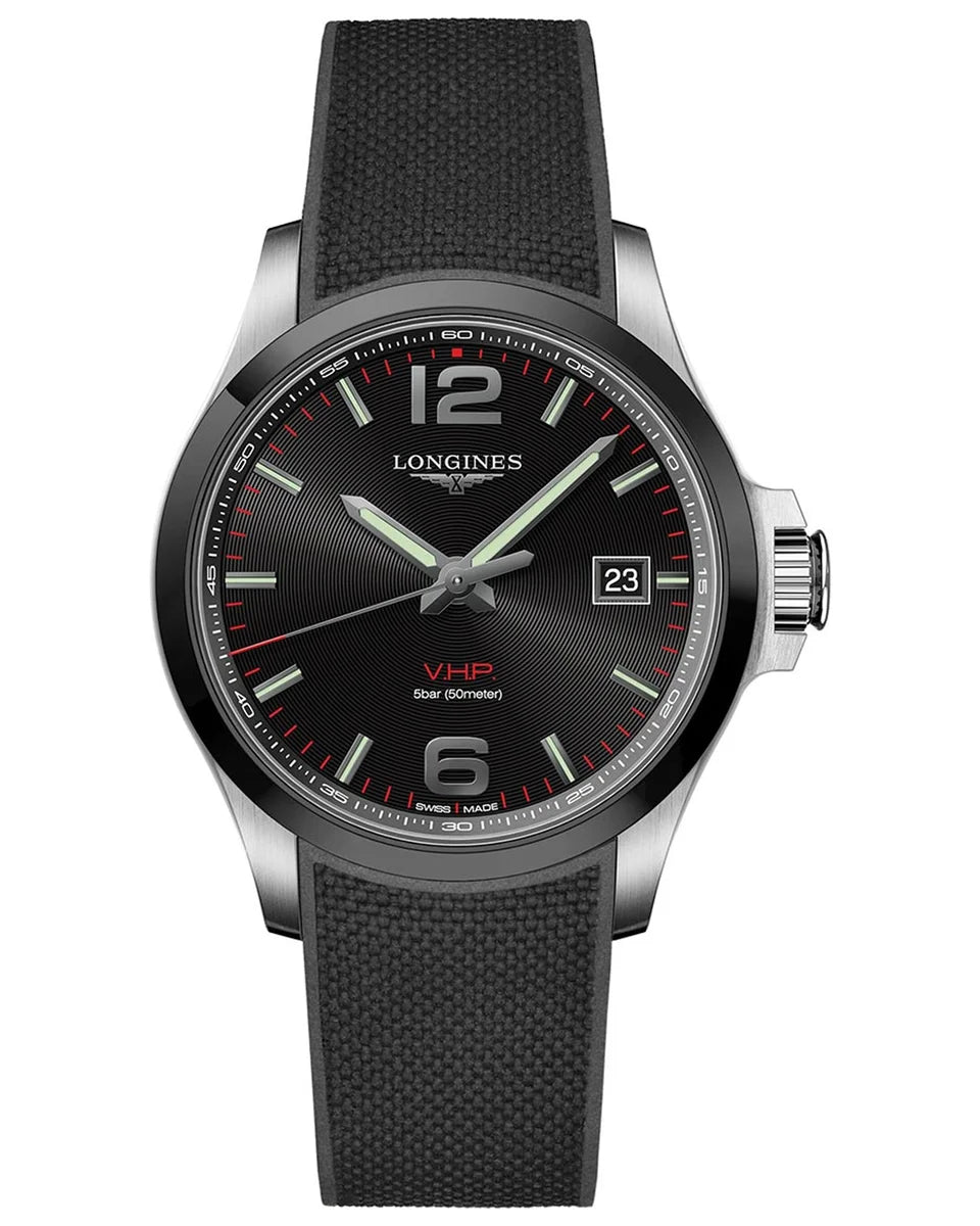 Longines Conquest VHP L37294569 Black Dial 43mm Stainless Steel