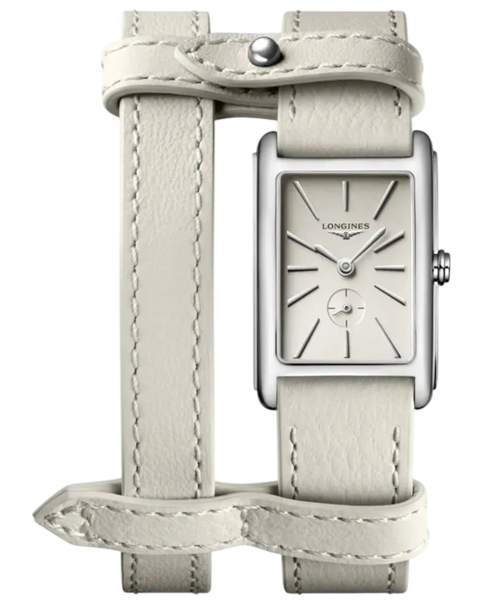 Longines Dolcevita L52554792 Quartz Beige Dial Index Stainless Steel