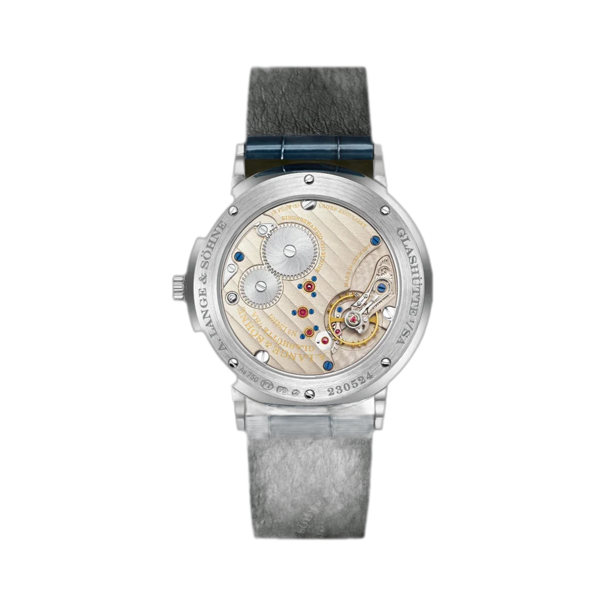 A. Lange & Sohne Saxonia 205.086 Thin White Gold Copper-Blue Dial 39mm Unisex Watch – additional product photo 2