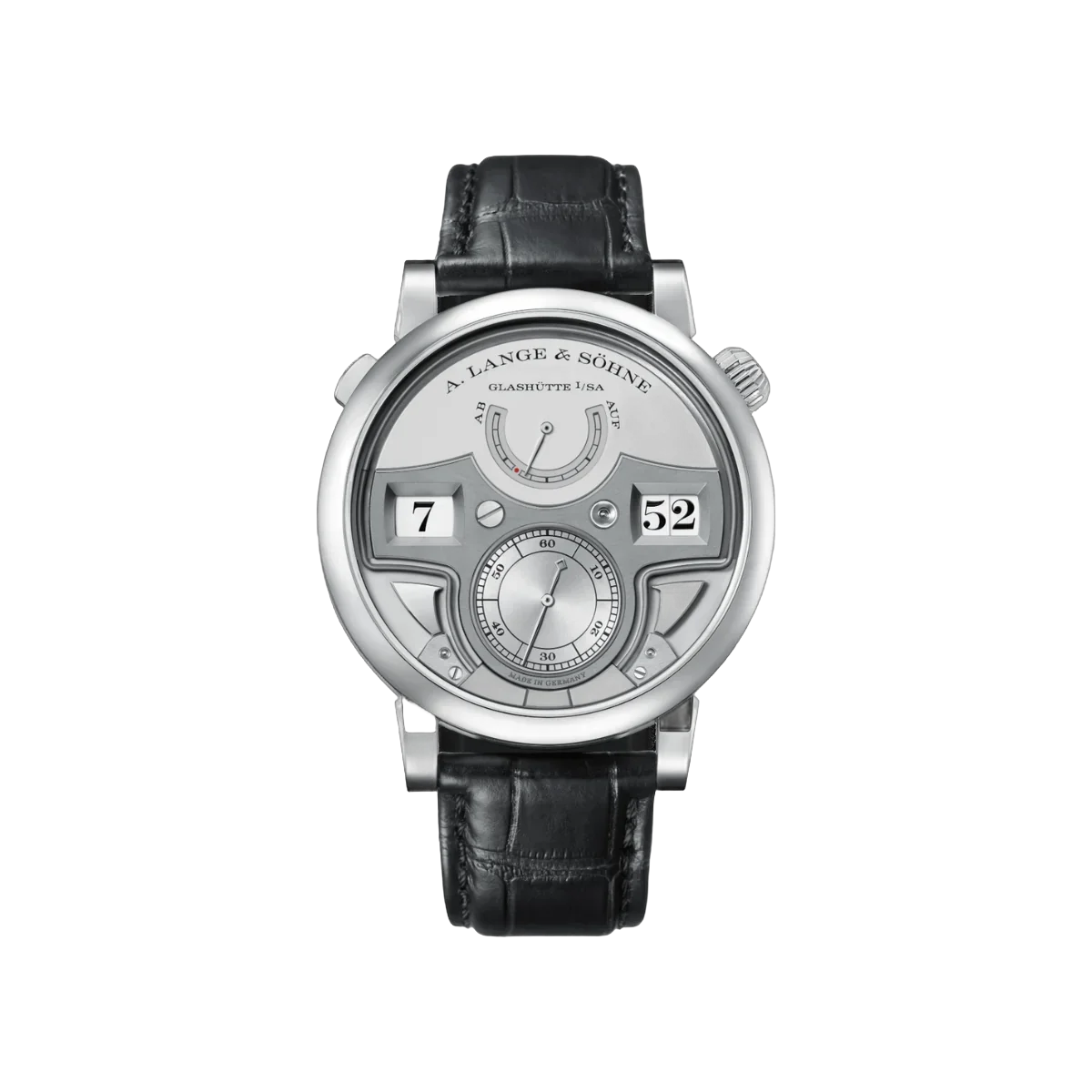 A. Lange & Sohne Zeitwerk 147.025F Minute Repeater Platinum 44mm Grey Dial Men's Watch – additional product photo 4