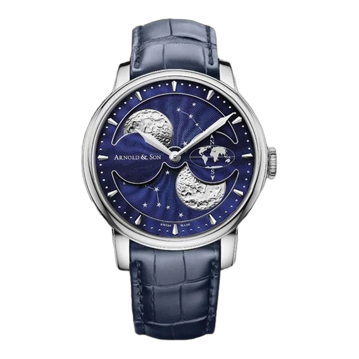 Arnold & Son Hm Double Hemisphere Perpetual Moon Men's Watch