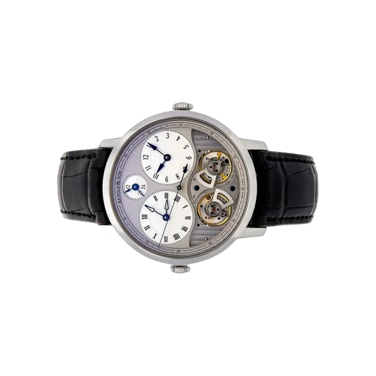 Arnold & Son DBG Equation GMT 1DGAS.S01A.C121S Stainless Steel 44mm Gray Dial Men's Watch – additional product photo 2