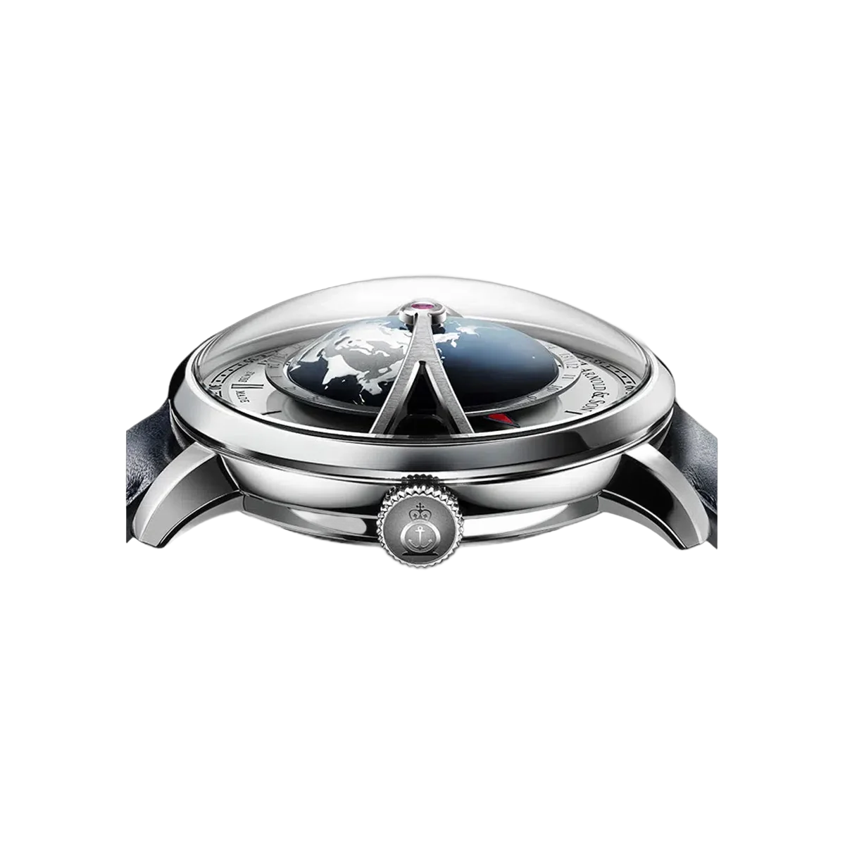 Arnold & Son Globetrotter 1WTAS.S01A.D137S Stainless Steel 45mm Silver Dial Men's Watch – additional product photo 2