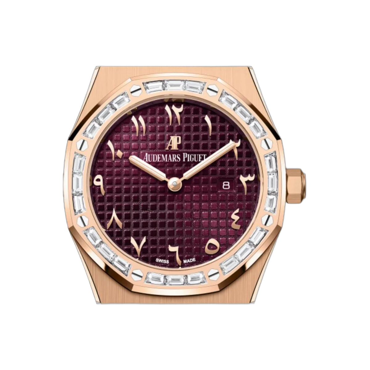 Audemars Piguet 67656OR.ZZ.1261OR.01 Royal Oak Pink Gold 10 Limited Pieces 33mm Arabic Purple Dial Womens Watch – additional product photo 2