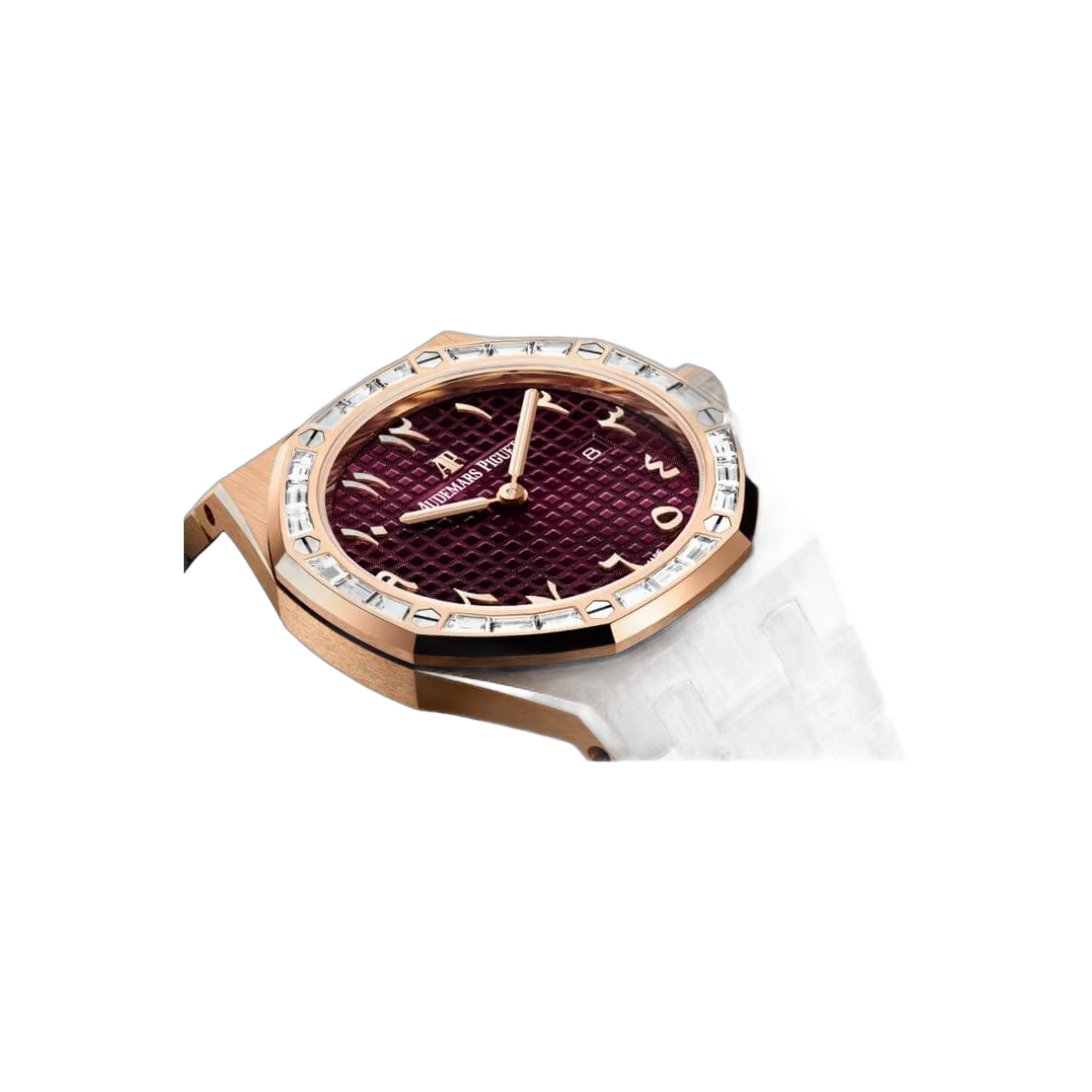 Audemars Piguet 67656OR.ZZ.1261OR.01 Royal Oak Pink Gold 10 Limited Pieces 33mm Arabic Purple Dial Womens Watch – additional product photo 4