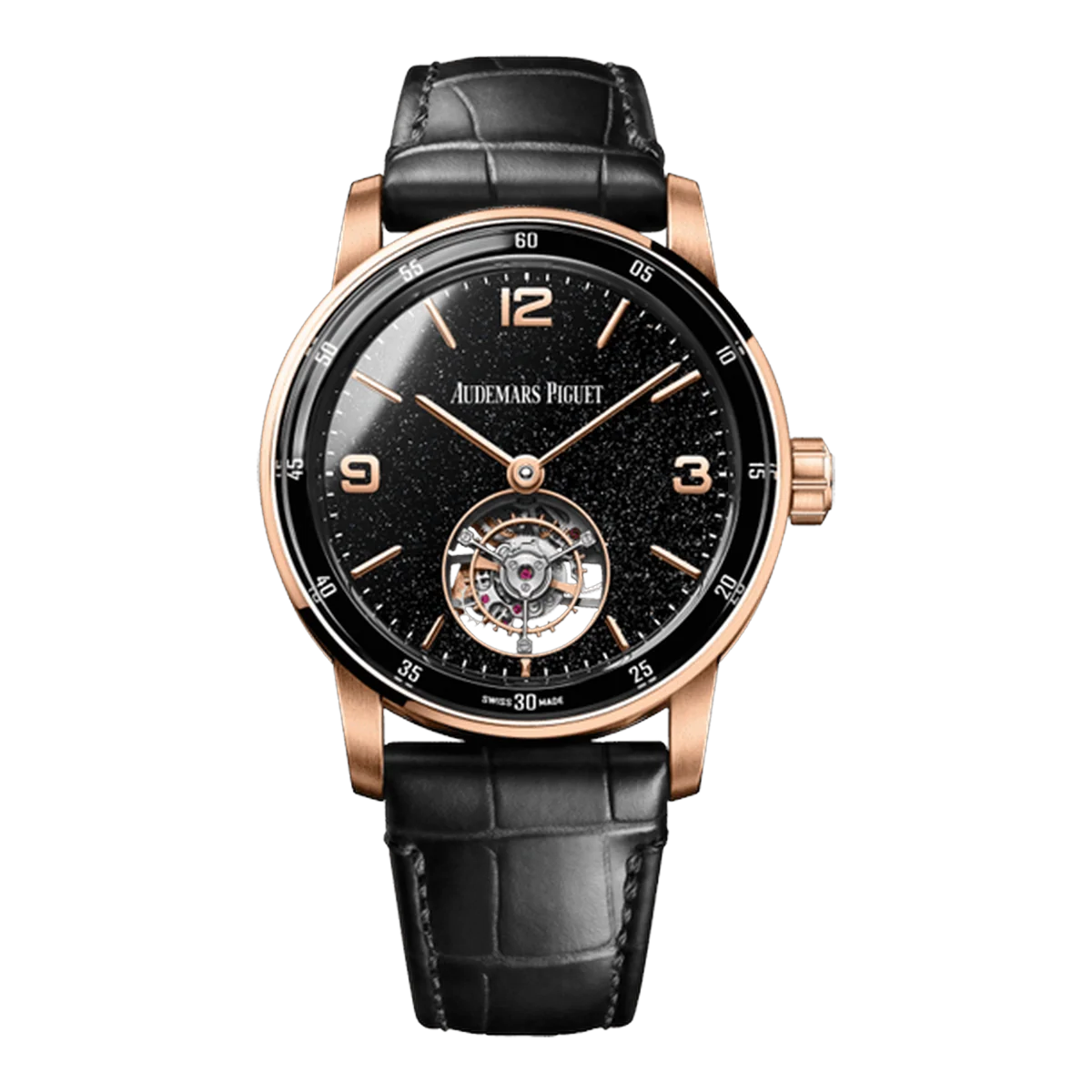 Audemars Piguet Code 11.59 26396Or.Oo.D002Cr.02 Selfwinding Black Aventurine Flying Tourbillon 41mm Men's Watch