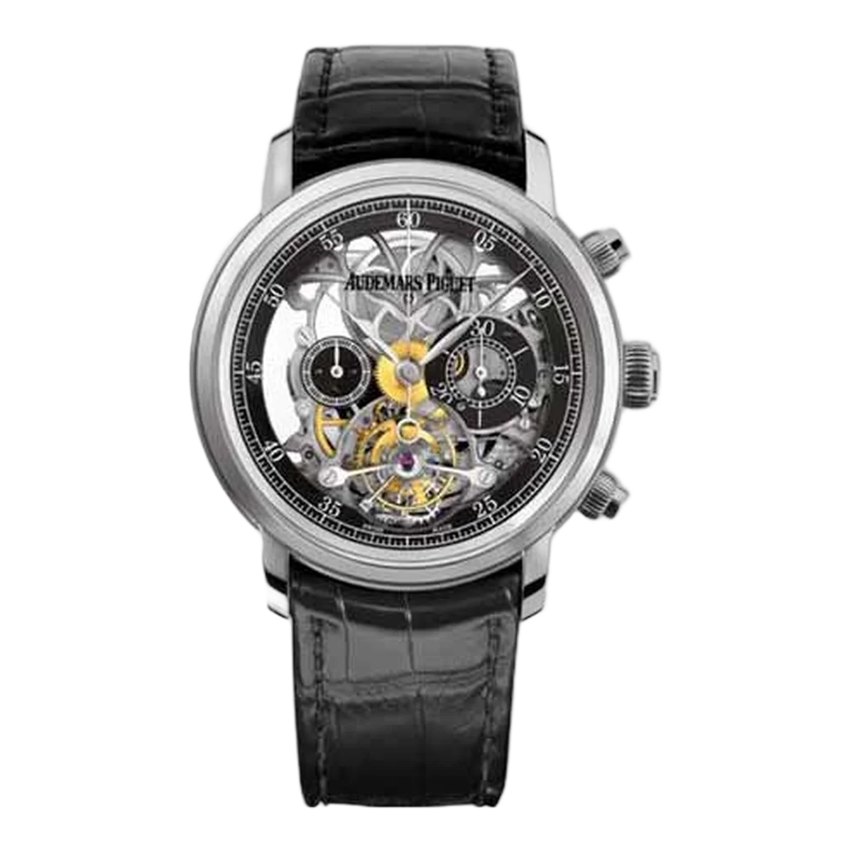 Audemars Piguet Jules Audemars 26346Bc.Oo.D002Cr.02 Tourbillon Chronograph 41Mm 18K White Gold Men's Watch