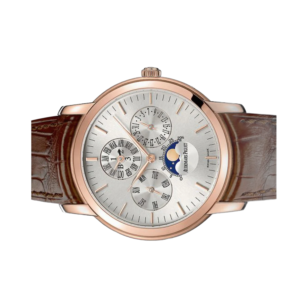 Audemars Piguet Jules Audemars Perpetual Calendar 26390OR.OO.D088CR.01 41Mm 18Kt Rose Gold Men's Watch – additional product photo 2