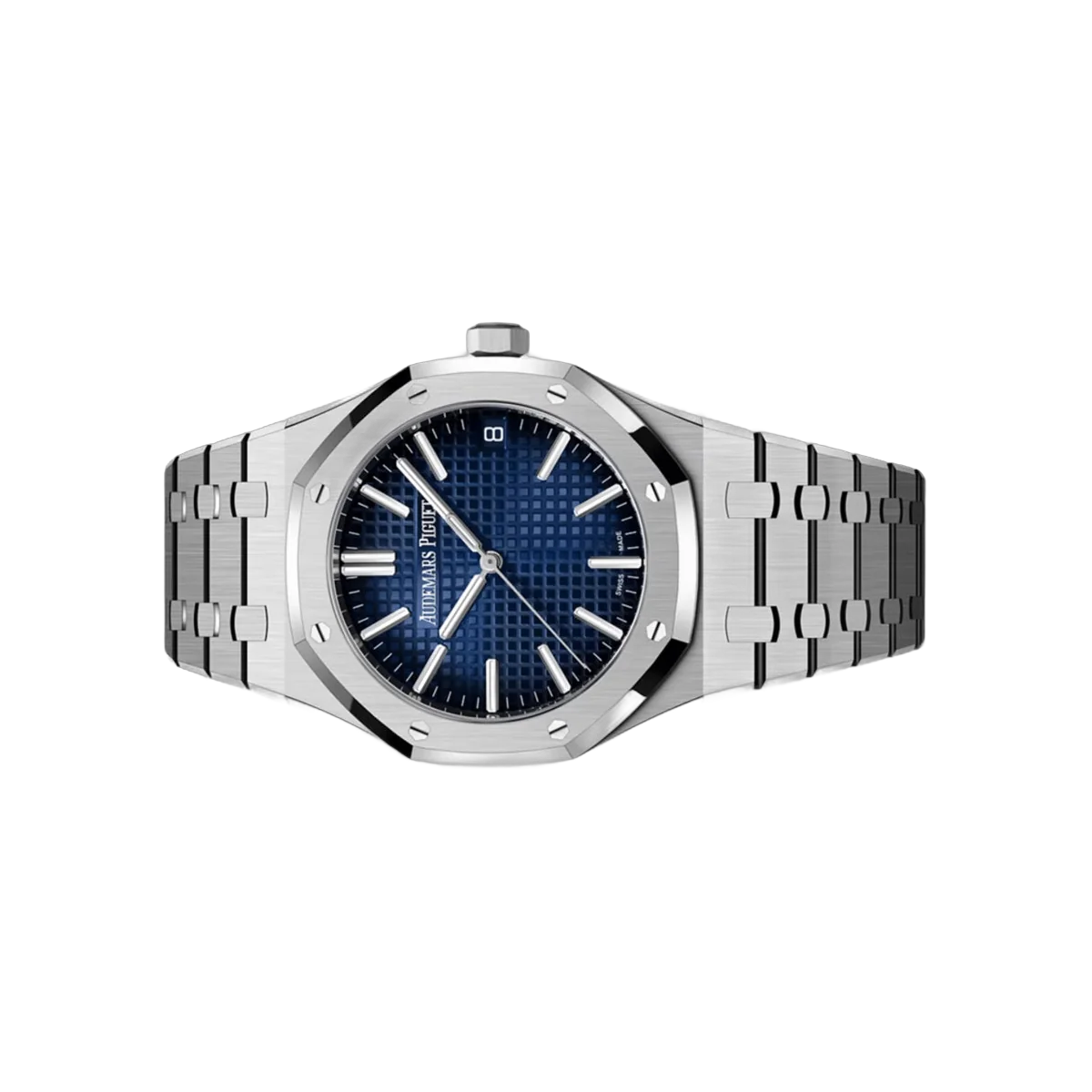 Audemars Piguet Royal Oak 15510BC.OO.1320BC.04 White Gold Smoked Blue Dial 41mm Men's Watch – additional product photo 2
