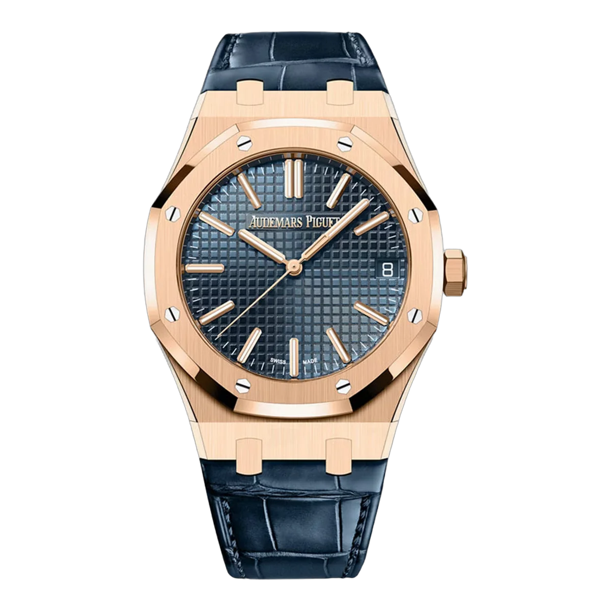 Audemars Piguet Royal Oak 15510OR.OO.D315CR.01 Rose Gold 50th Anniversary Blue Dial 41mm Men's Watch