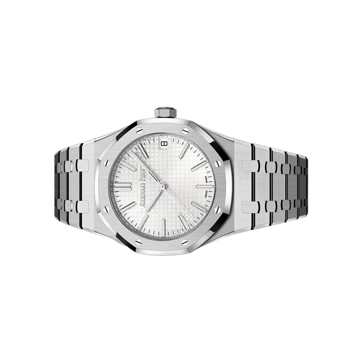 Audemars Piguet Royal Oak 15510ST.OO.1320ST.08 Automatic Stainless Steel 41mm White Dial Men's Watch – additional product photo 2