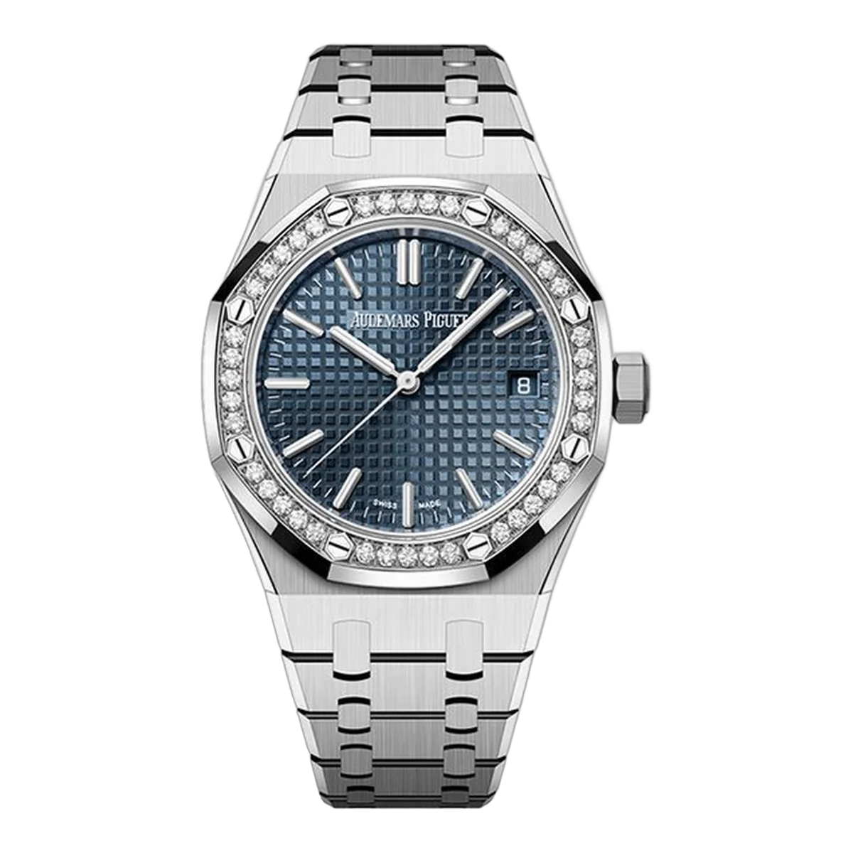 Audemars Piguet Royal Oak 15551St.Zz.1356St.02 Bleu Nuit Nuage “50Th Anniversary” 37Mm Ladies Watch