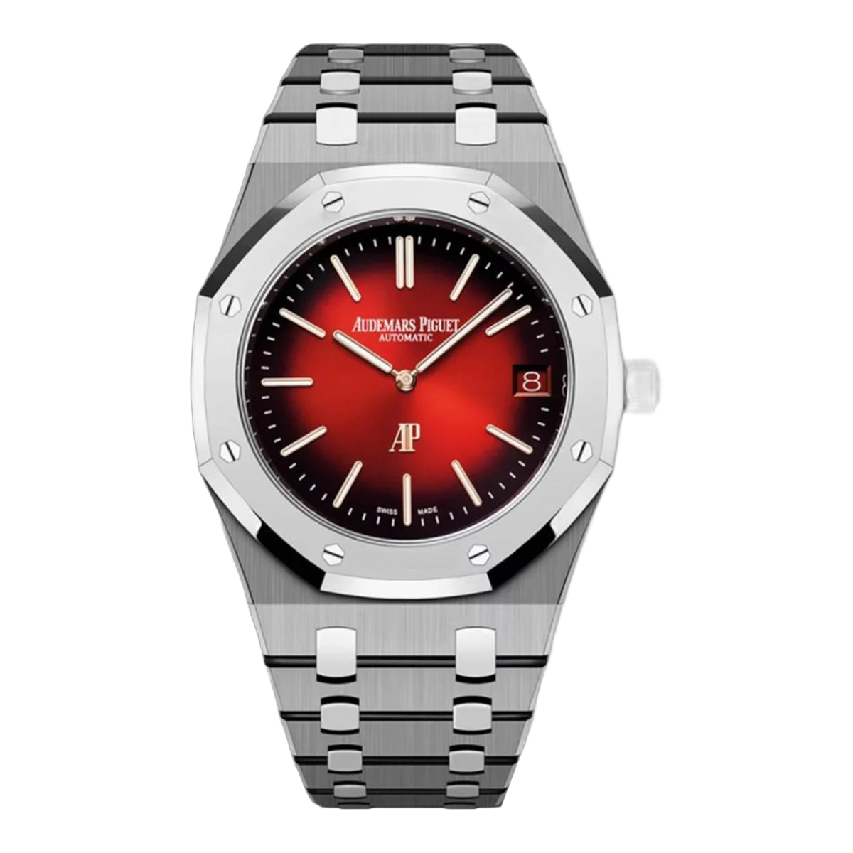 Audemars Piguet Royal Oak 16202XT.OO.1240XT.01 Jumbo Extra Thin Burgundy 39mm Unisex Watch