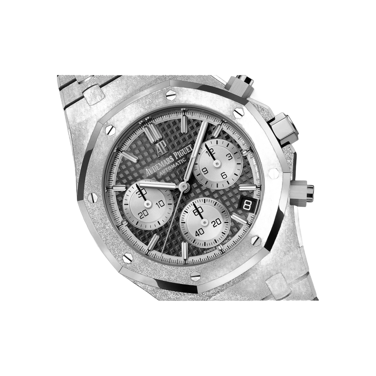 Audemars Piguet Royal Oak 26239BC.GG.1224BC.02 Frosted White Gold 41mm Black Dial Men's Watch – additional product photo 3
