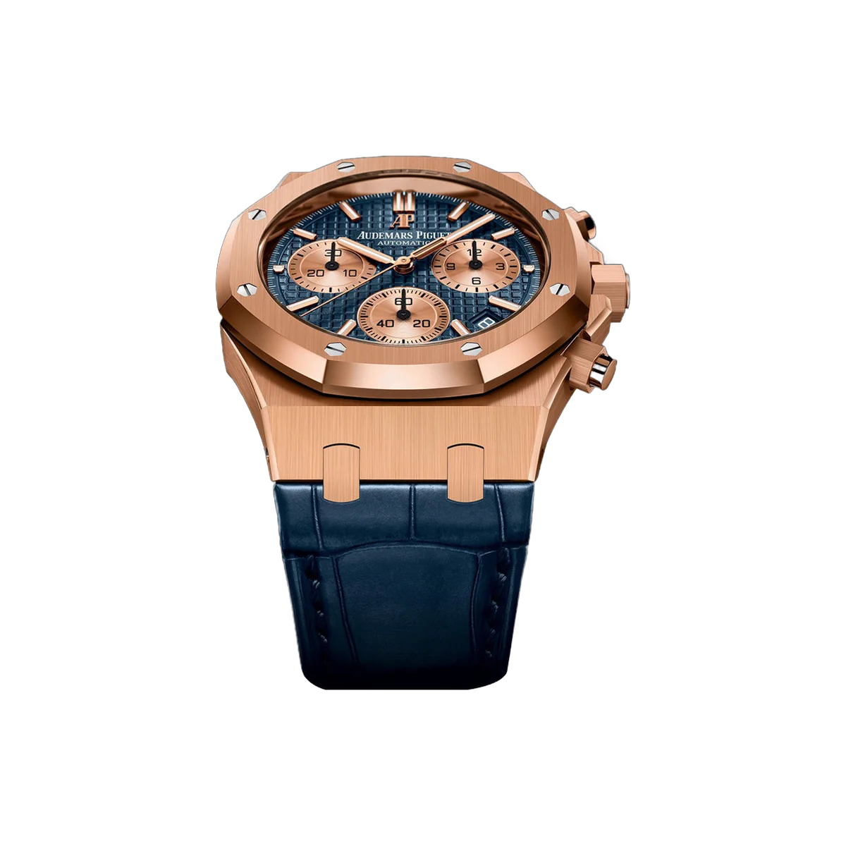 Audemars Piguet Royal Oak 26239OR.OO.D315CR.01 Selfwinding Chronograph Rose Gold 41mm Blue Dial – additional product photo 2