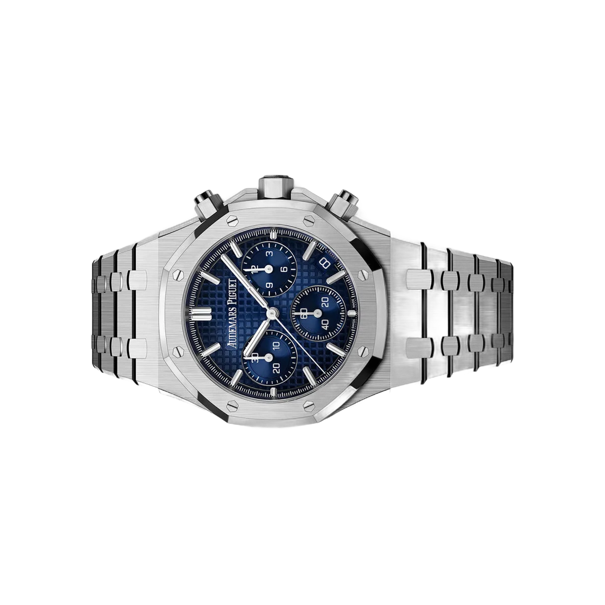 Audemars Piguet Royal Oak 26240BC.OO.1320BC.04 Chronograph White Gold 41mm Smoked Blue Dial Men's Watch – additional product photo 2