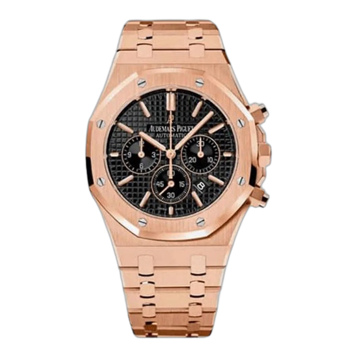 Audemars Piguet Royal Oak 26320OR.OO.1220OR.01 Rose Gold 41mm Black Dial Men's Watch