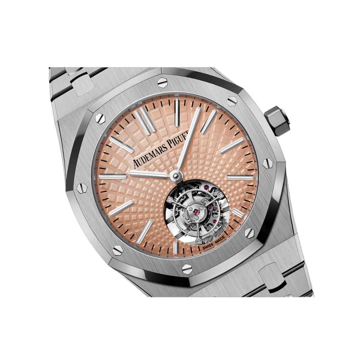 Audemars Piguet Royal Oak 26531TI.OO.1220TI.01 Flying Tourbillon Titanium 41mm Salmon Dial – additional product photo 2