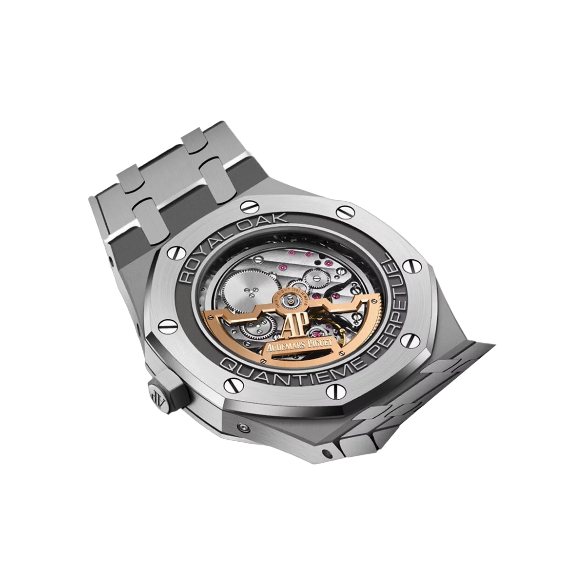 Audemars Piguet Royal Oak 26574TI.OO.1220TI.01 Perpetual Calendar Titanium 41mm Blue Dial Men's Watch – additional product photo 4