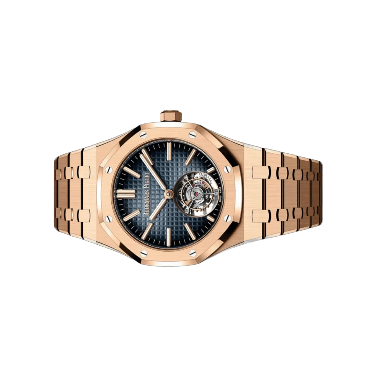 Audemars Piguet Royal Oak 26730OR.OO.1320OR.02 Selfwinding Flying Tourbillon 41mm Blue Dial Mens Watch – additional product photo 3