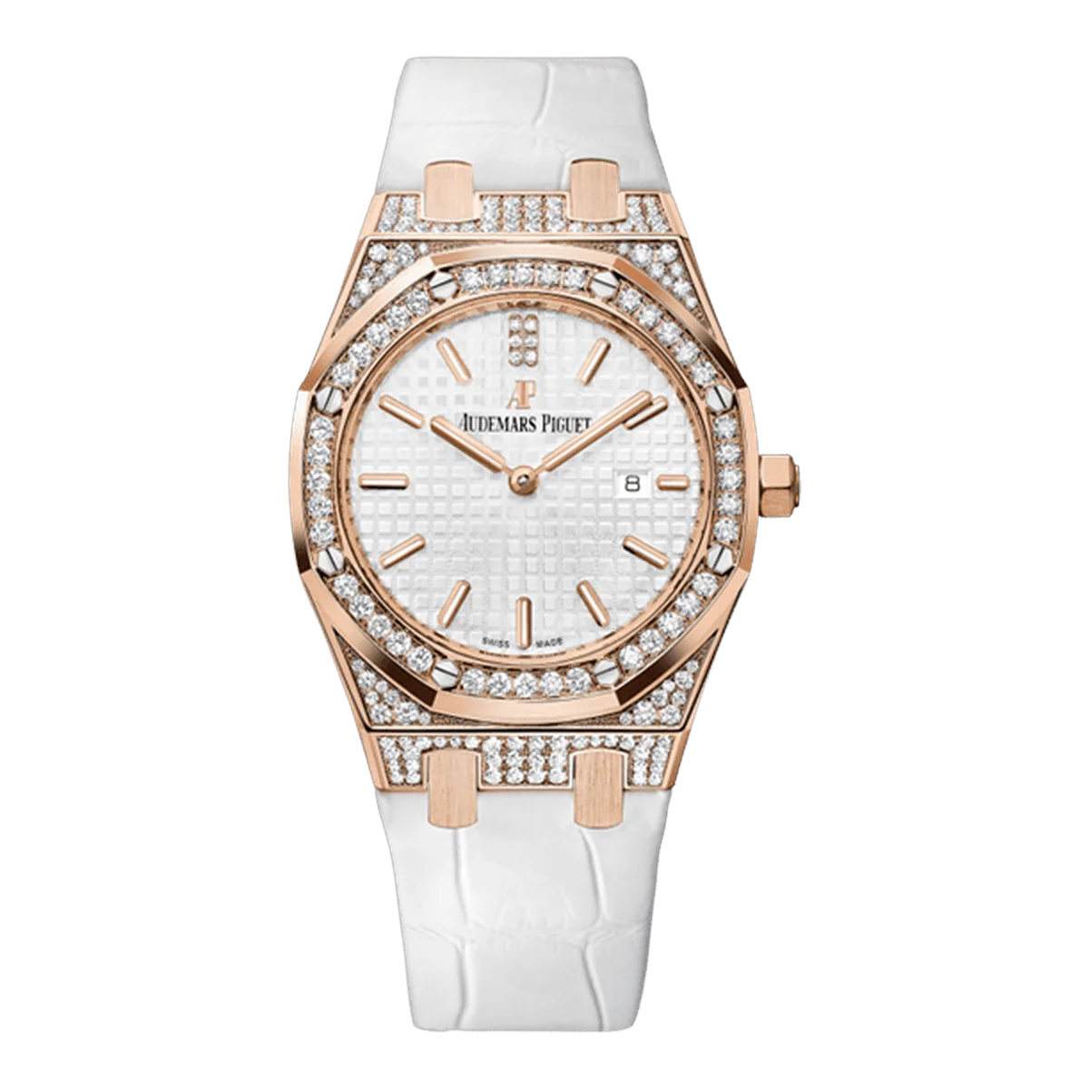Audemars Piguet Royal Oak 33Mm 18Kt Rose Gold Ladies Watch