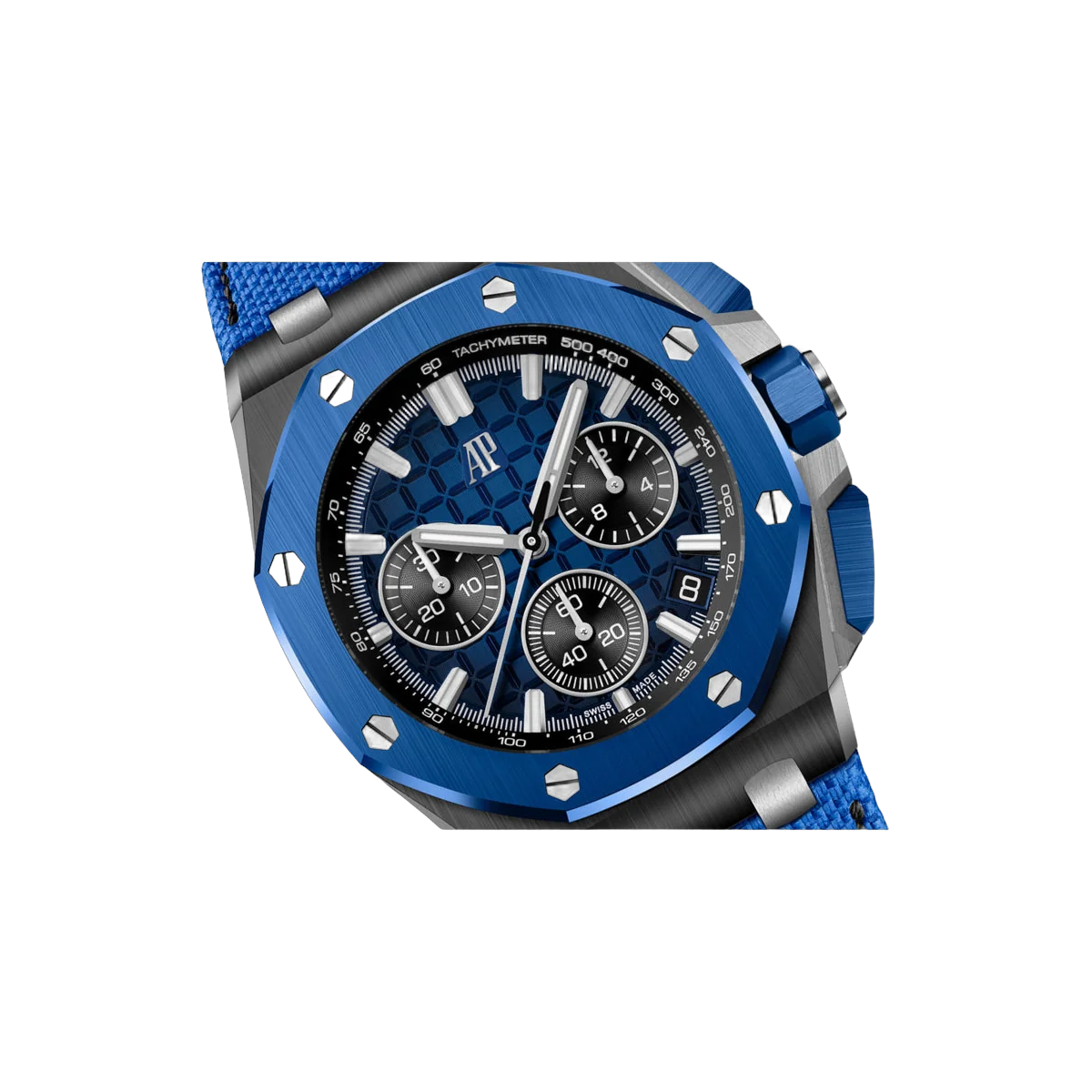 Audemars Piguet Royal Oak Offshore 26420CE.OO.A043VE.01 Selfwinding Chronograph Black/Blue Ceramic 43mm – additional product photo 2