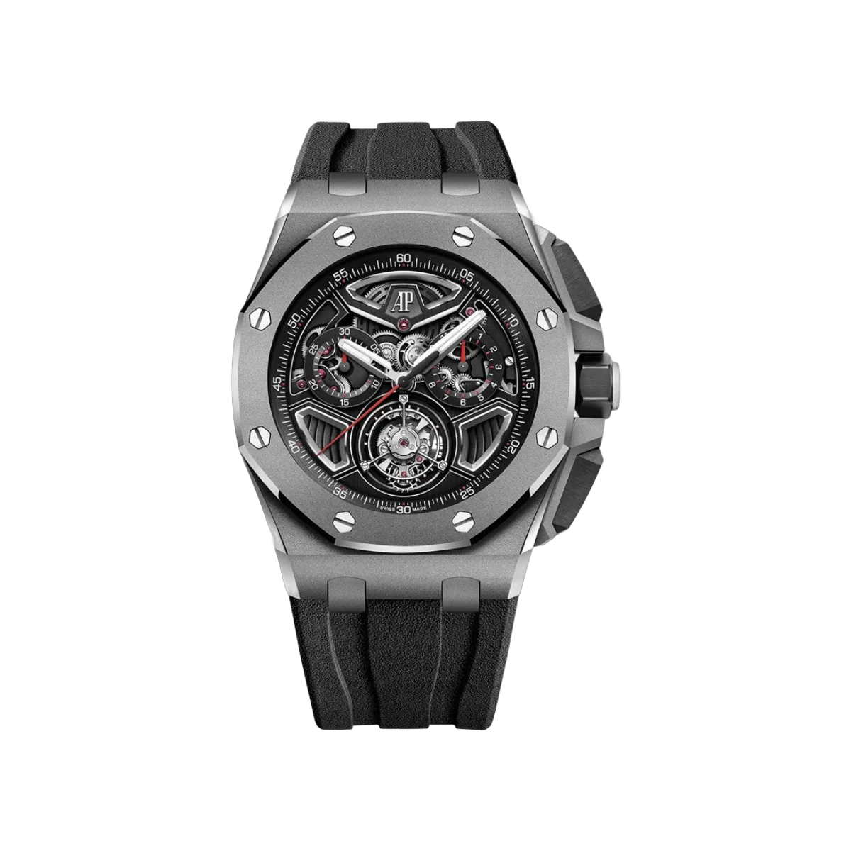 Audemars Piguet Royal Oak Offshore 26622TI.GG.D002CA.01 Selfwinding Chronograph Limited Edition 43mm Skeleton Dial Mens Watch
