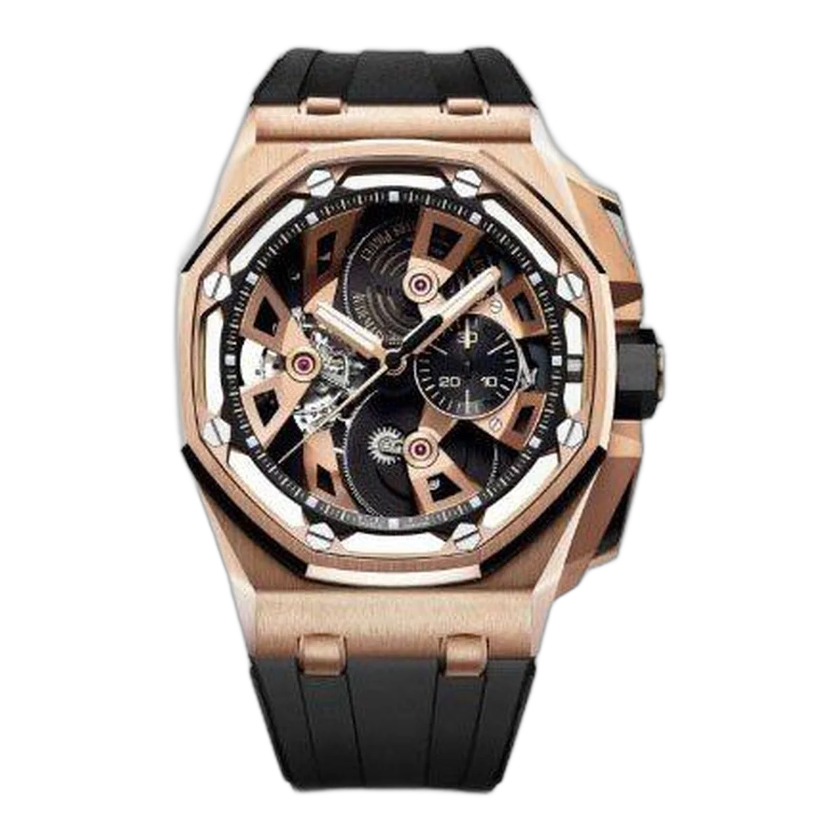 Audemars Piguet Royal Oak Offshore Tourbillon Chronograph 45Mm 18Kt Rose Gold Men's Watch