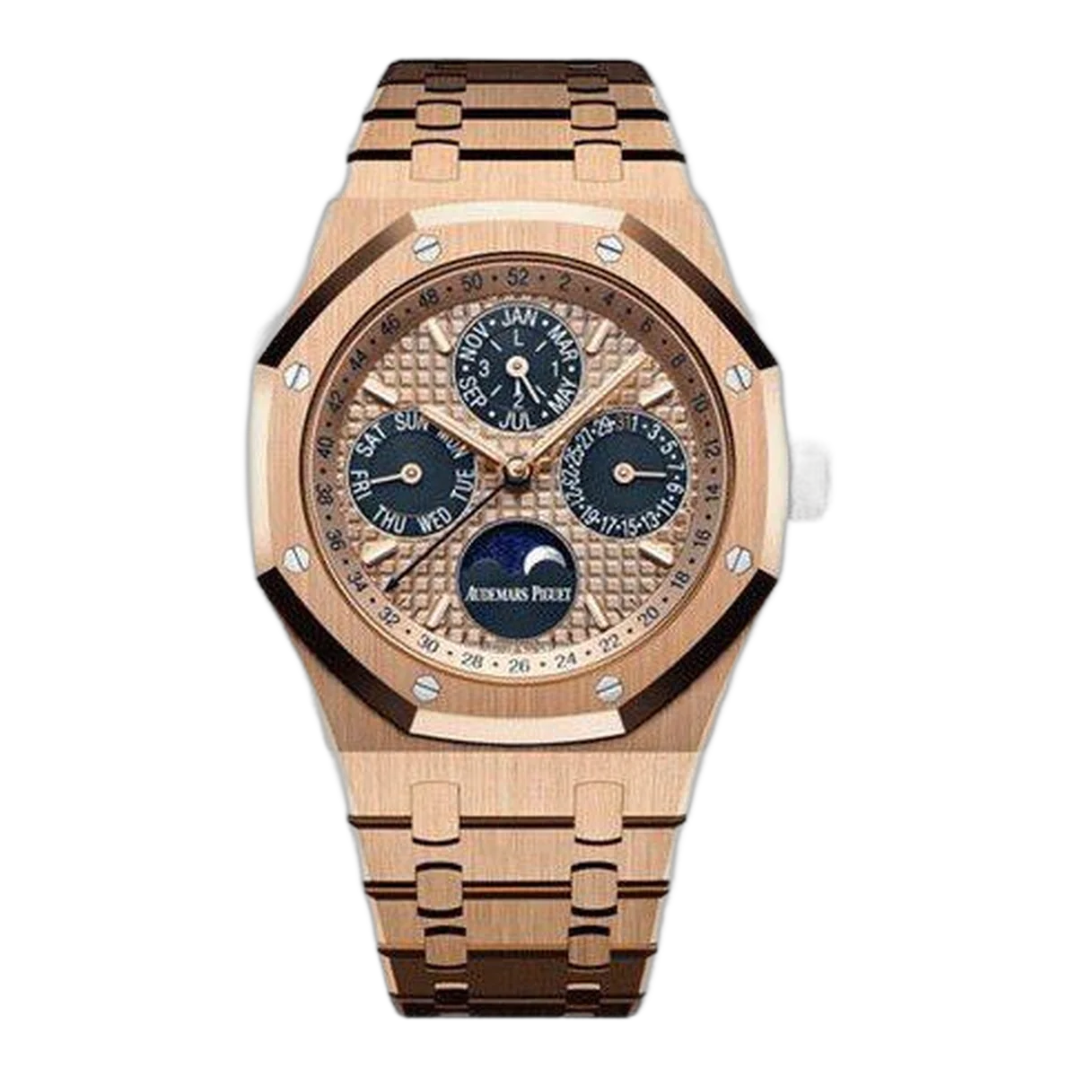 Audemars Piguet Royal Oak Perpetual Calendar 18Kt Rose Gold 41Mm Men's Watch